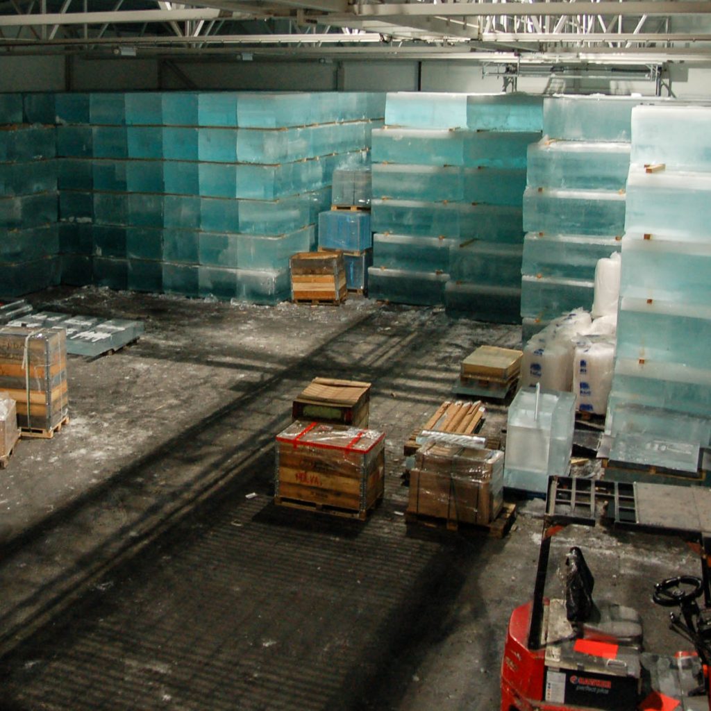 Eisfabrik am Icehotel in Jukkasjärvi