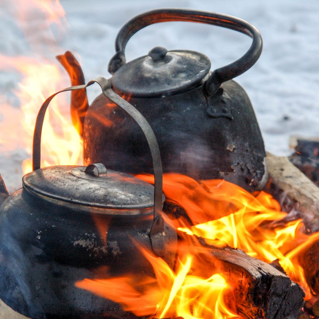 Winterlandschaft in Lappland