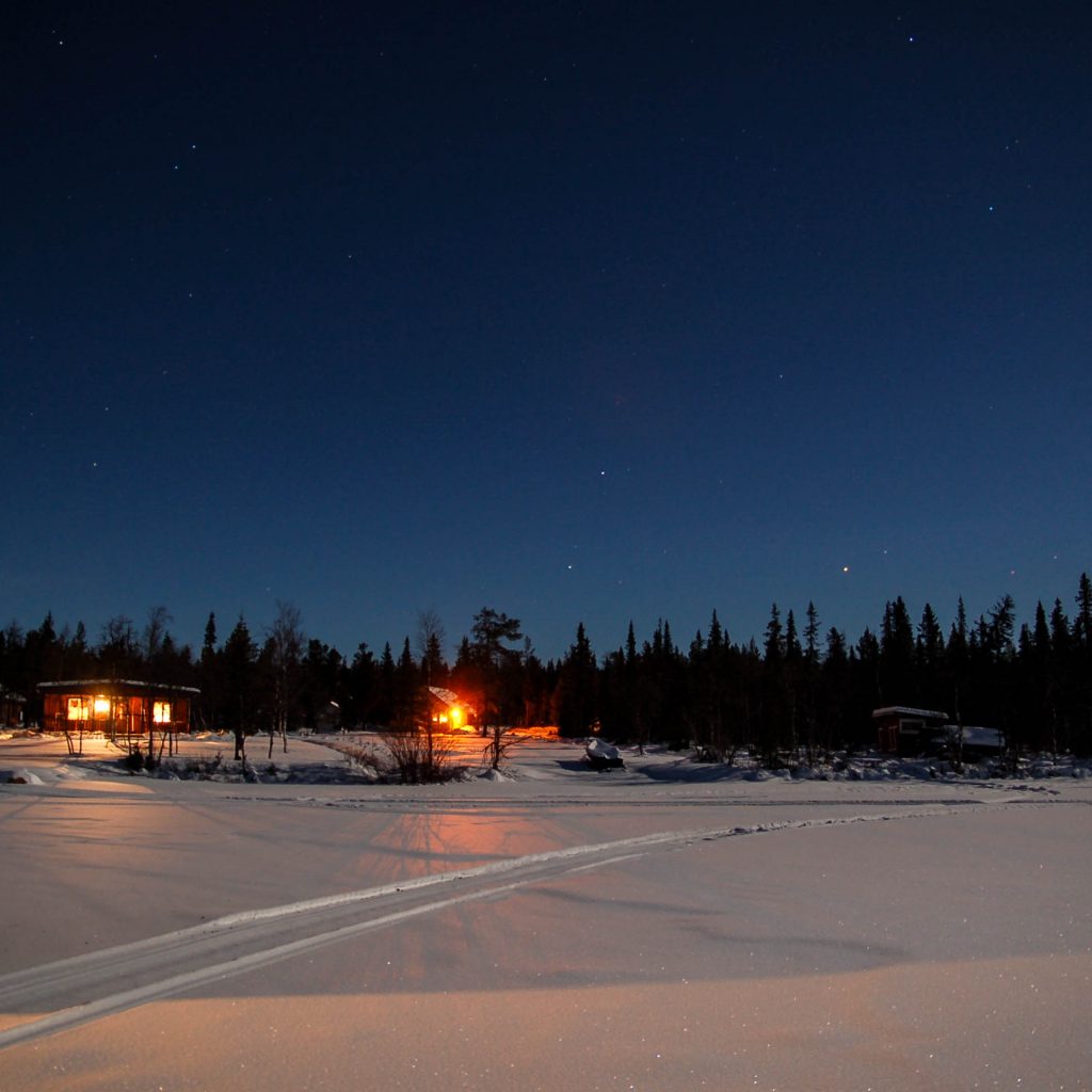 Winterlandschaft in Lappland