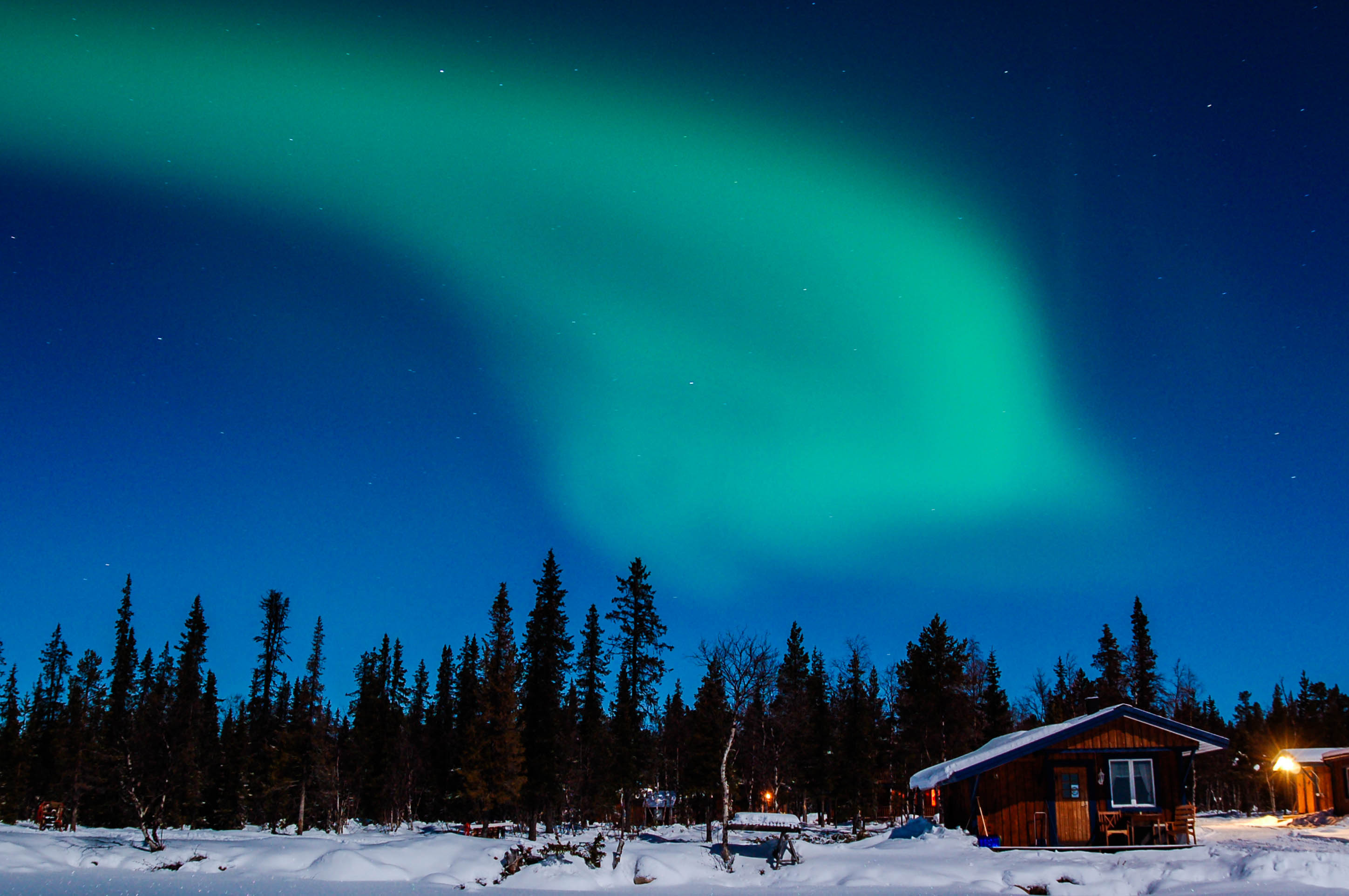 Aurora Borealis bei Kiruna