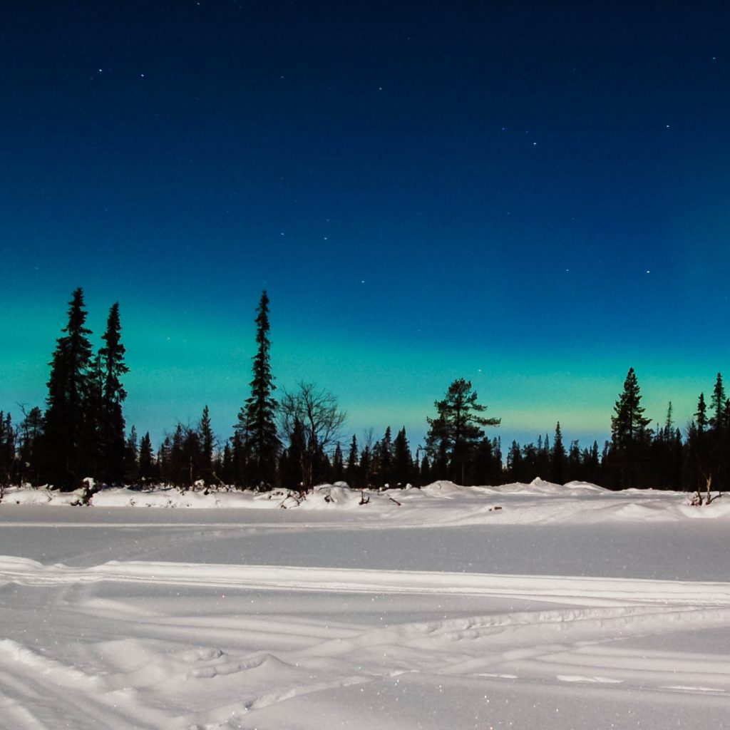 Aurora Borealis bei Kiruna