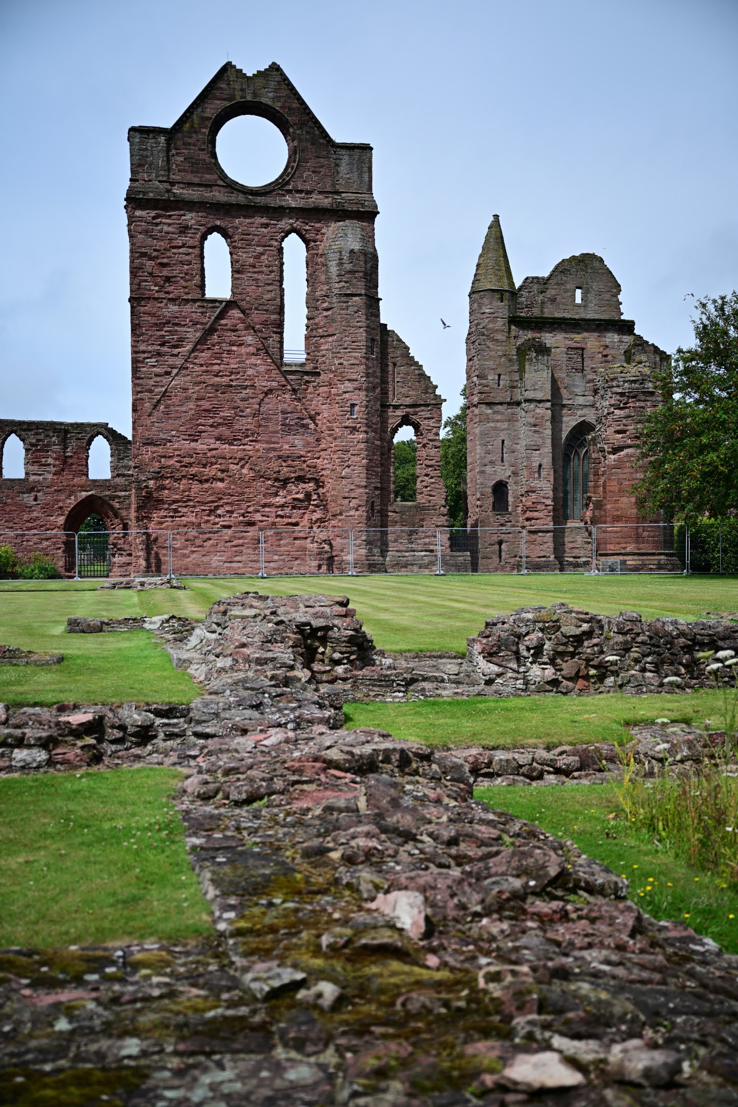 "The Round O” – das große markante Fenster wurde nachts als Signal für Seeleute beleuchtet