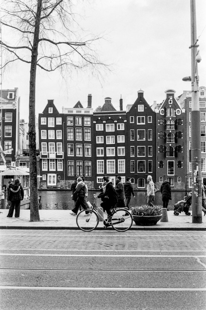 In den Straßen von Amsterdam.