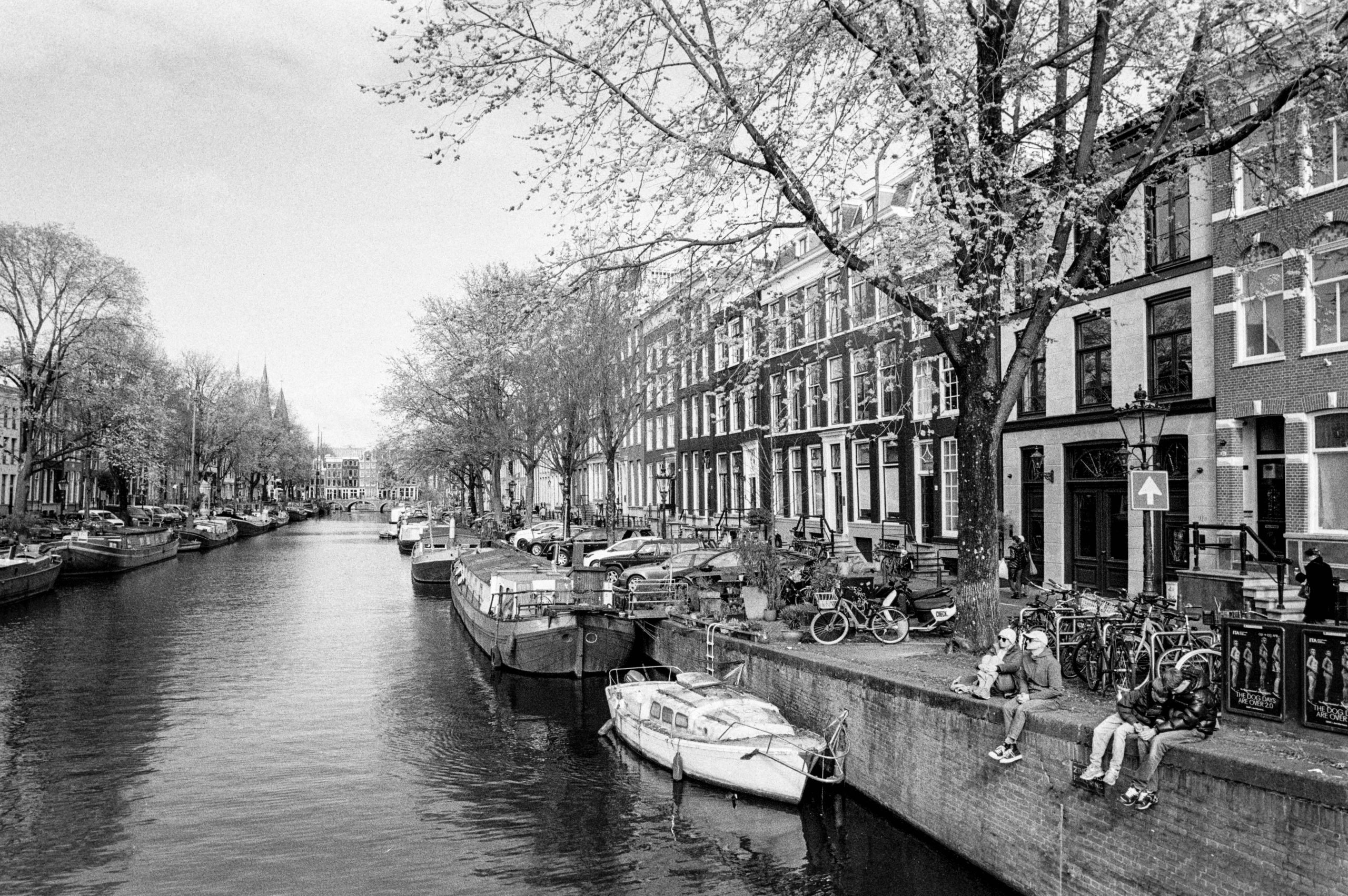 In den Straßen von Amsterdam.